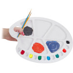 Palette de peinture palette à mélanger les couleurs, ecoliers et artistes, avec 20 creux, en plastic, ... Palette de peinture palette à mélanger les couleurs, ecoliers et artistes, avec 20 creux, en plastic, ...