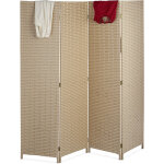 Relaxdays - paravent intrieur, 4 parties, hxl 180 x 180 cm, sparateur pliable, moderne, plastique, ...