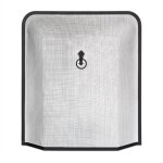 Relaxdays - pare - feu de chemine, protge contre les tincelles, grille pare - tincelles pole, hxl: ...