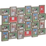 Ple - mle, 24 photos, 10 x 15 cm, format portrait & paysage, cadre mural, 61, 5 x 91 cm, collage, marron ...