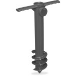 Relaxdays pied de parasol, tubes de largeur de 19 � 32 mm, � visser, plastique, sable, camping, parc, ...