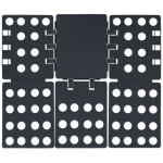 Relaxdays planche  plier le linge 68 x 57 cm plieuse  vtements plieur chemise flip flop, noir