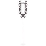 Relaxdays pluviomtre vintage, avec piquet, dcore l'extrieur, antique, 12cm, 5 inches verre, mtal, ...