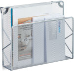 Relaxdays porte - documents, journaux, mural, � suspendre, en m�tal, h x l x p : 28 x 35, 5 x 10 cm, ...