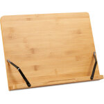 Porte - livre cuisine, support, recettes, bambou, lutrin, pupitre, tablette, ajustable, hlp 24x34x21 ...