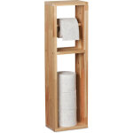 Relaxdays porte - papier toilette, bois de noyer, montage mural ou sur pieds, rouleaux de rechange hlp ... Relaxdays porte - papier toilette, bois de noyer, montage mural ou sur pieds, rouleaux de rechange hlp ...