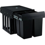 Poubelle encastrable coulissante, 4 bacs, systme de tri pour le sous - vier, 4x 8 l, 35, 1 x 34, 3 ...
