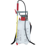 Pulv�risateur � pression, 5 l, buse r�glable, arrosage et protection des plantes, bandouli�re, blanc ...