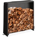 Range - bûches avec protection, pour bûches à partir de 25 cm, support en fer, hxlxp : 110 x 110 x 29 ... Range - bûches avec protection, pour bûches à partir de 25 cm, support en fer, hxlxp : 110 x 110 x 29 ...
