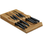 Range couteaux tiroir, 12 couteaux & aiguisoir, bloc en bambou, horizontal, hlp: 4, 5 x 43, 5 x 23 cm, ... Range couteaux tiroir, 12 couteaux & aiguisoir, bloc en bambou, horizontal, hlp: 4, 5 x 43, 5 x 23 cm, ...