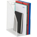 Relaxdays range - revues, format a4, design maille, hxlxp: 32x16x24, 5 cm, bureau, porte - documents, ...