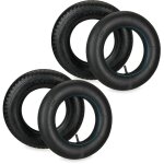 Relaxdays - roue brouette avec chambre  air, lot de 2 pneus rechange 3. 50 - 8 pouces, pneumatiques, ...