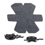 S�parateur de casserole, lot de 8 prot�ge - po�les, 38 x 30 cm, accessoire empilage po�les, gris - relaxdays ...
