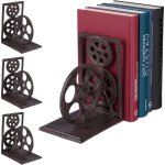 Serre - livres, lot de 4, presse - livres en fonte, range - livres, dcoration vintage, pellicule, hxlxp: ...