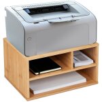 Relaxdays - support imprimante pour bureau, 3 compartiments, rangement, hxlxp: 22 x 40 x 30 cm, organiseur ... Relaxdays - support imprimante pour bureau, 3 compartiments, rangement, hxlxp: 22 x 40 x 30 cm, organiseur ...