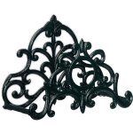 Relaxdays - support mural pour tuyau d'arrosage, design antique / vintage, fonte de fer, hlp 24, 5x31, ...