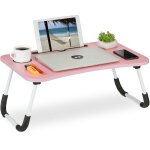 Table lit et canap� ordinateur portable, porte - tablette, encoche gobelet, hxlxp : env. 26x63x40 cm, ...