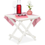 Relaxdays - table pliante en bois, pour salon, balcon et terrasse, robuste, console, hlp : 50 x 50 x ... Relaxdays - table pliante en bois, pour salon, balcon et terrasse, robuste, console, hlp : 50 x 50 x ...