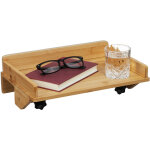 Tablette de lit, table de chevet � fixer, aussi pour lit superpos�, hxlxp: 11, 5x36x24, 5 cm, bambou, ...