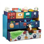 Relaxdays - tagère enfants à 9 boîtes, motif monstres, commode à jouets, hlp 70x92, 5x30 cm, chambre ... Relaxdays - tagère enfants à 9 boîtes, motif monstres, commode à jouets, hlp 70x92, 5x30 cm, chambre ...