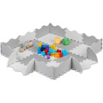 Relaxdays - tapis puzzle 25 pices, mousse eva, sans substances nocives, 0, 77 m2, dalle jeu enfant avec ...