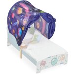 Tente pour enfant, syst�me � pop up �, pour le lit de votre bout de chou, plan�tes, lp 220x79 cm, multicolore ...