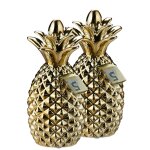 Tirelire ananas dor, lot de 2, cochon dco boite conomies pargnes pices monnaies bouchon, hxd 24 ...