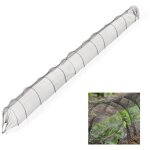Relaxdays tunnel de forage, 7 mtres, filet pe, avec arcs tunnel, pour lgumes, fraises, jardin, pliable, ...