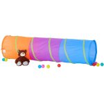 Relaxdays tunnel de jeu color enfants pop up tente jeu plein - air jouet tunnel rampant solide tente ...