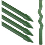 Tuteur à tomates en lot de 20, longueur 120 cm, diamètre 10 mm, métal inoxydable (acier) et pe, vert ... Tuteur à tomates en lot de 20, longueur 120 cm, diamètre 10 mm, métal inoxydable (acier) et pe, vert ...