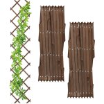 Relaxdays tuteur  tomates en lot de 3, extensible, pour plantes grimpantes, 180 cm, pour jardin, balcon, ...