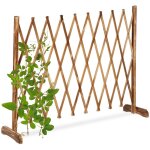 Relaxdays - tuteur � tomates, en bois, plantes grimpantes, non fixe, largeur extensible jusqu'� 275 cm, ...