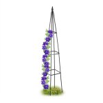 Tuteur  tomates, pour plantes grimpantes, en forme de pyramide, non fixe, mtal, hlp 190 x 35 x 35 cm, ...