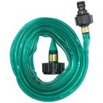Tuyau d'arrosage, systme d'irrigation plat, longueur : 3 m, arrosage uniforme, prt pour raccordement, ...