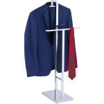 Relaxdays valet de chambre, pour vestes et pantalons, acier, non fixe, h x l x p : 102 x 46 x 32 cm, ...