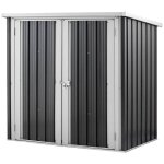 Home deluxe - abri de jardin en acier galvanis bohio taille : xxs