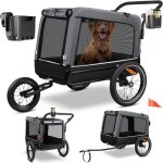 Remorque pour chien boxer 3 - en - 1 buggy pour chien & jogger remorque pour vlo grand volume env. 240 ...