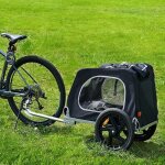Remorque de v�lo pour chien pliable jusqu'� 40 kg en oxford 600d, remorque de v�lo dog bicycle trailer ...