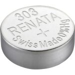 Pile bouton 303 oxyde d'argent renata 175 mah 1. 55 v 1 pc(s)
