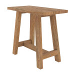 Rendez - vous déco - tabouret en bois de teck recyclé - dao Rendez - vous déco - tabouret en bois de teck recyclé - dao