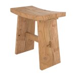 Rendez - vous dco - tabouret en bois de teck recycl - eka