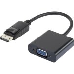 Adaptateur displayport, vga renkforce rf - 4212174 [1x displayport mle - 1x vga femelle] 12. 00 cm noir ...