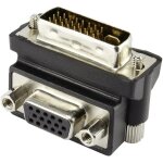 Renkforce - adaptateur dvi, vga rf - 4128855 [1x dvi mle 24 + 5 ples - 1x vga femelle] noir y485631 ...