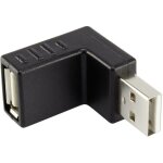 Adaptateur usb 2. 0 renkforce 1x usb 2. 0 type a m�le - 1x usb 2. 0 type a femelle] - noir y449141