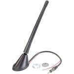 Antenne universelle pour autoradio avec amplificateur 14 db ? longueur 178 mm ? c�ble 25 cm ? pour utilisation ...