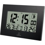 Renkforce - horloge murale radiopilot(e) e0311r 230 mm x 163 mm x 28 mm noir