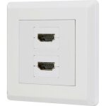 Adaptateur hdmi 2x femelle ? rf4724258 ? r�solution 4k 3840x2160 ? largeur de bande 18 gbps ? compatible ...