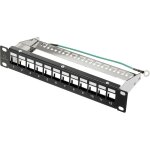 Renkforce - rf - 4996626 12 ports panneau de brassage 254 mm (10') non �quip� 1 uh noir non �quip� w062922 ...