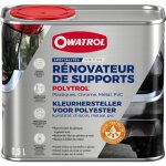 Rnovateur de supports plastiques, chrome, mtal, pvc owatrol polytrol 20 litres