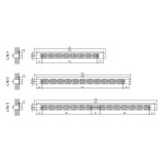 Renson ? grille a�ration vmc int�rieure plate 20mm ? aluminium noir ? installation facile sur mur / plafond ...